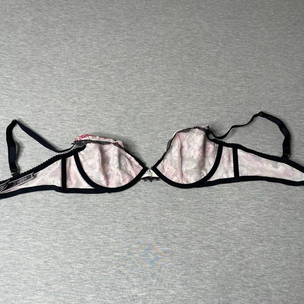 Victoria’s Secret Very Sexy Low Cut Embroidered Unlined Demi Bra - Picture 8 of 12